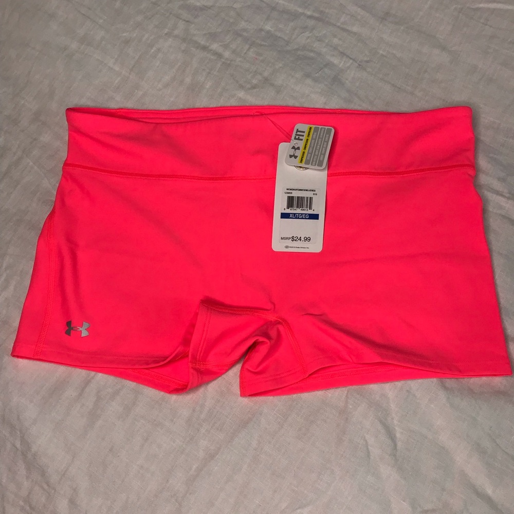 NWT Under armour compression running shorts.